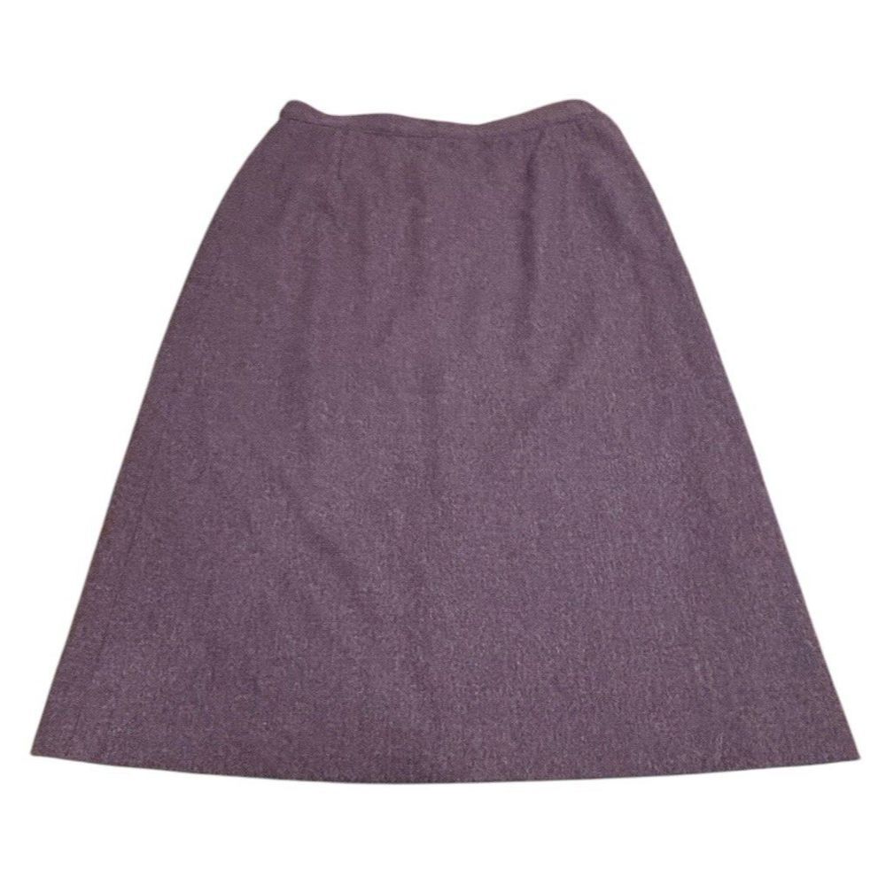 Pendleton Purple 100% Virgin‎ Wool Pencil Skirt size 8 Womens  Academia Business